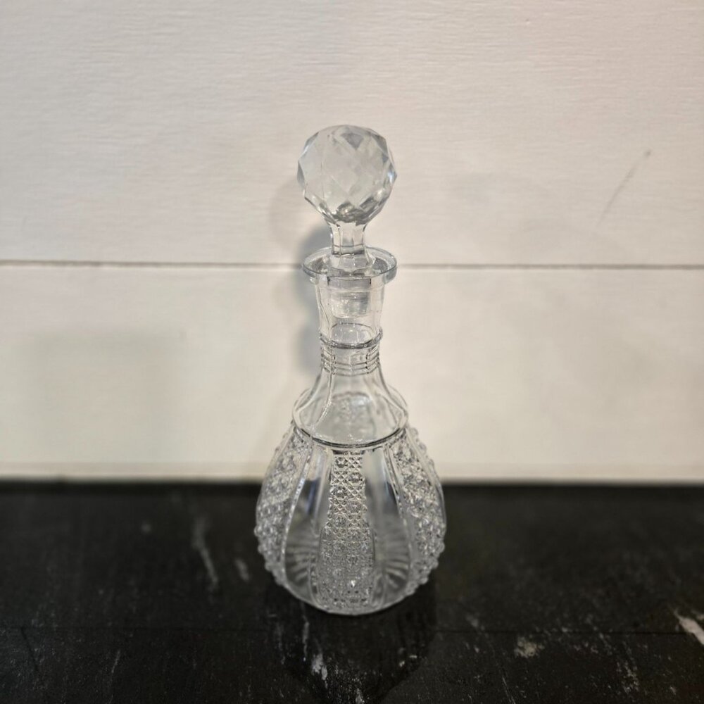 Antique EAPG Decanter 1915 RAINBOW by McKee & Brothers Pittsburg, PA Rare find